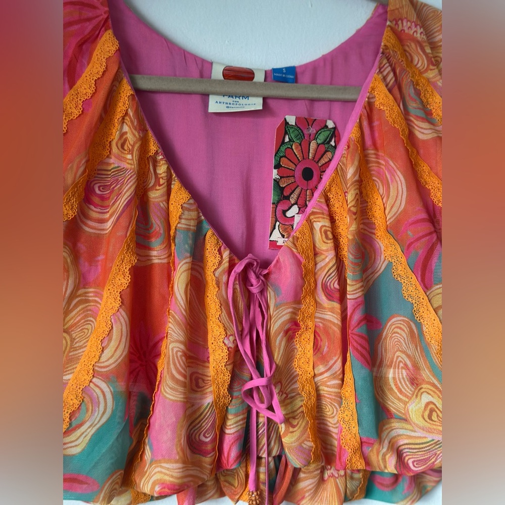 FARM Rio Multicolor Boho Blouse - Picture 5 of 13